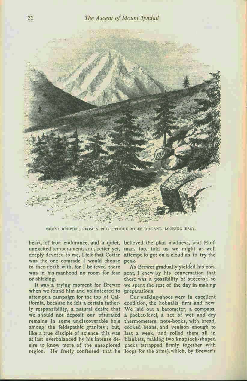 Mountaineering in the Kings River Country, 1864. vist0042i
